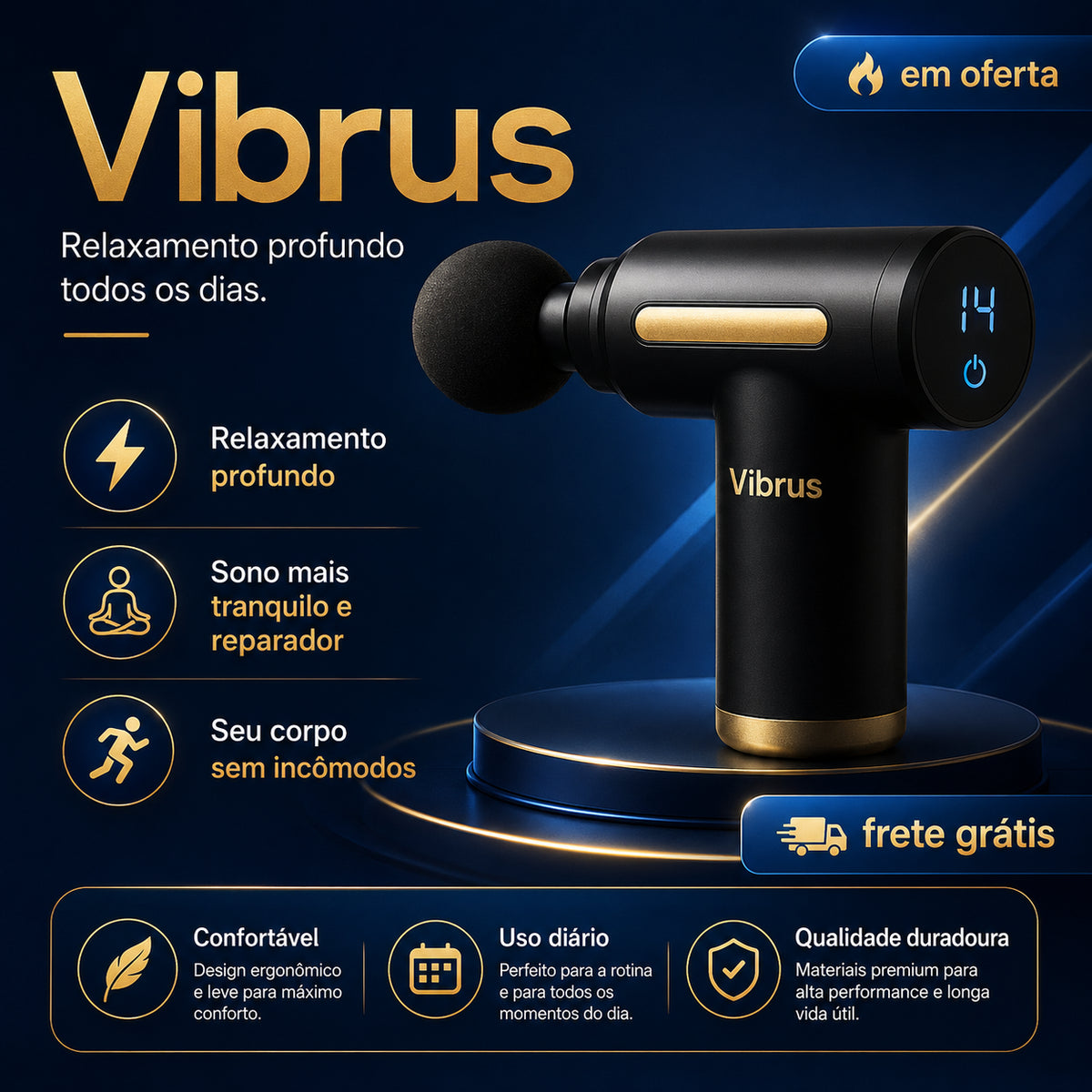 Vibrus™ - Massageador Profissional