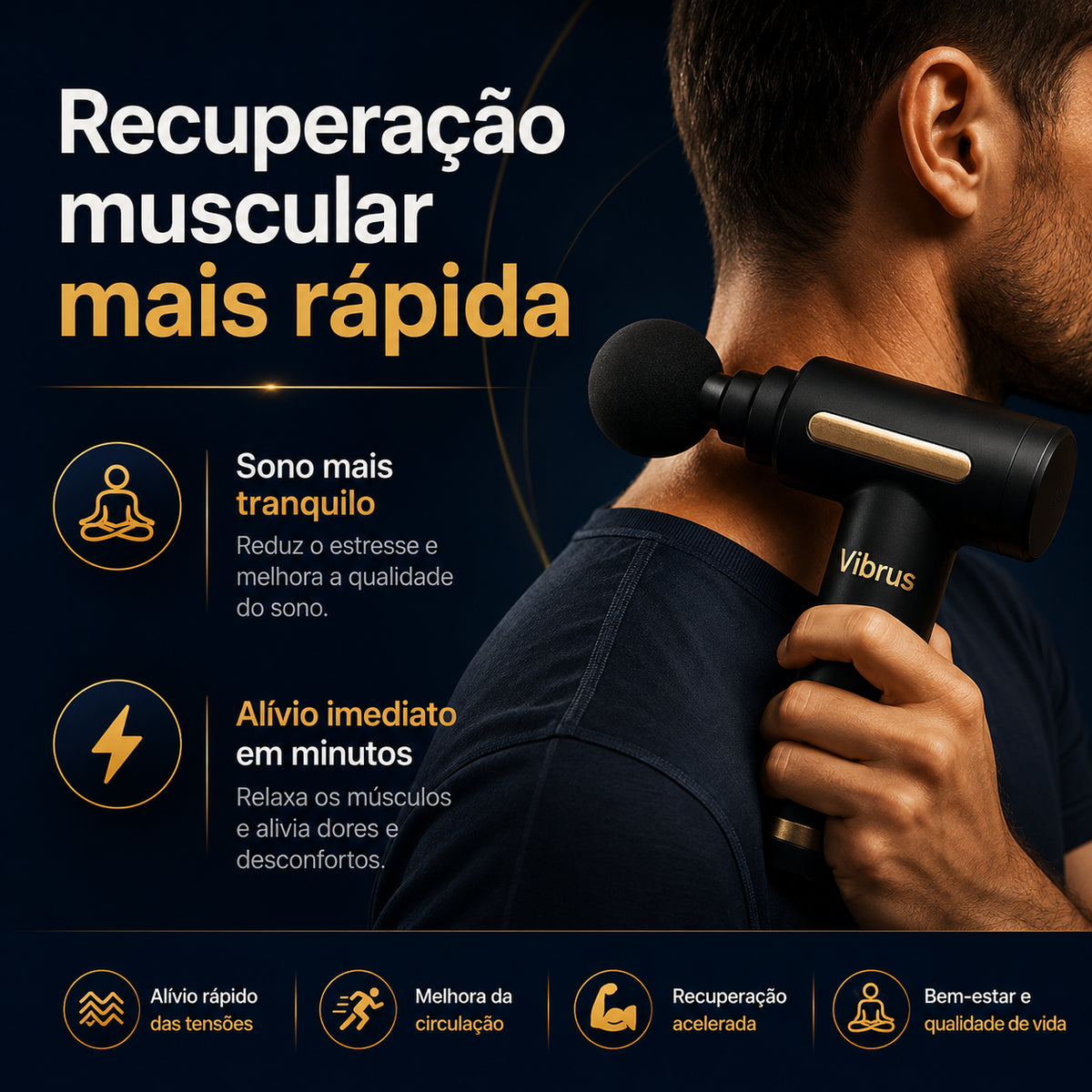 Vibrus™ - Massageador Profissional