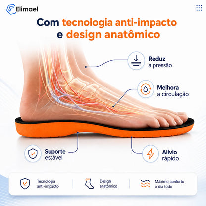 Kit 2 Palmilhas de Gel Ortopédica