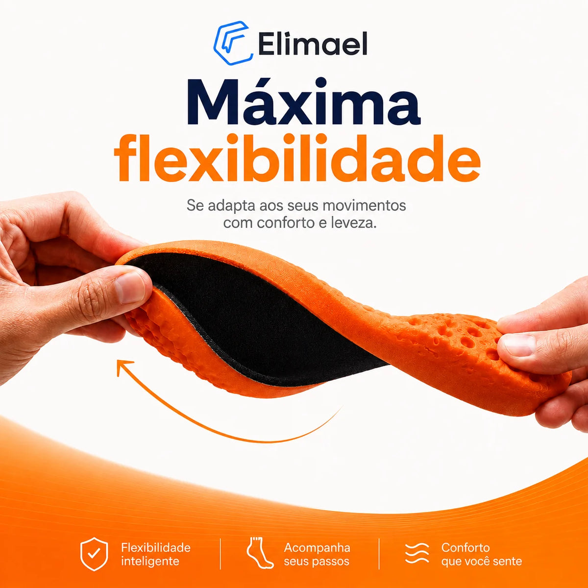 Kit 2 Palmilhas de Gel Ortopédica