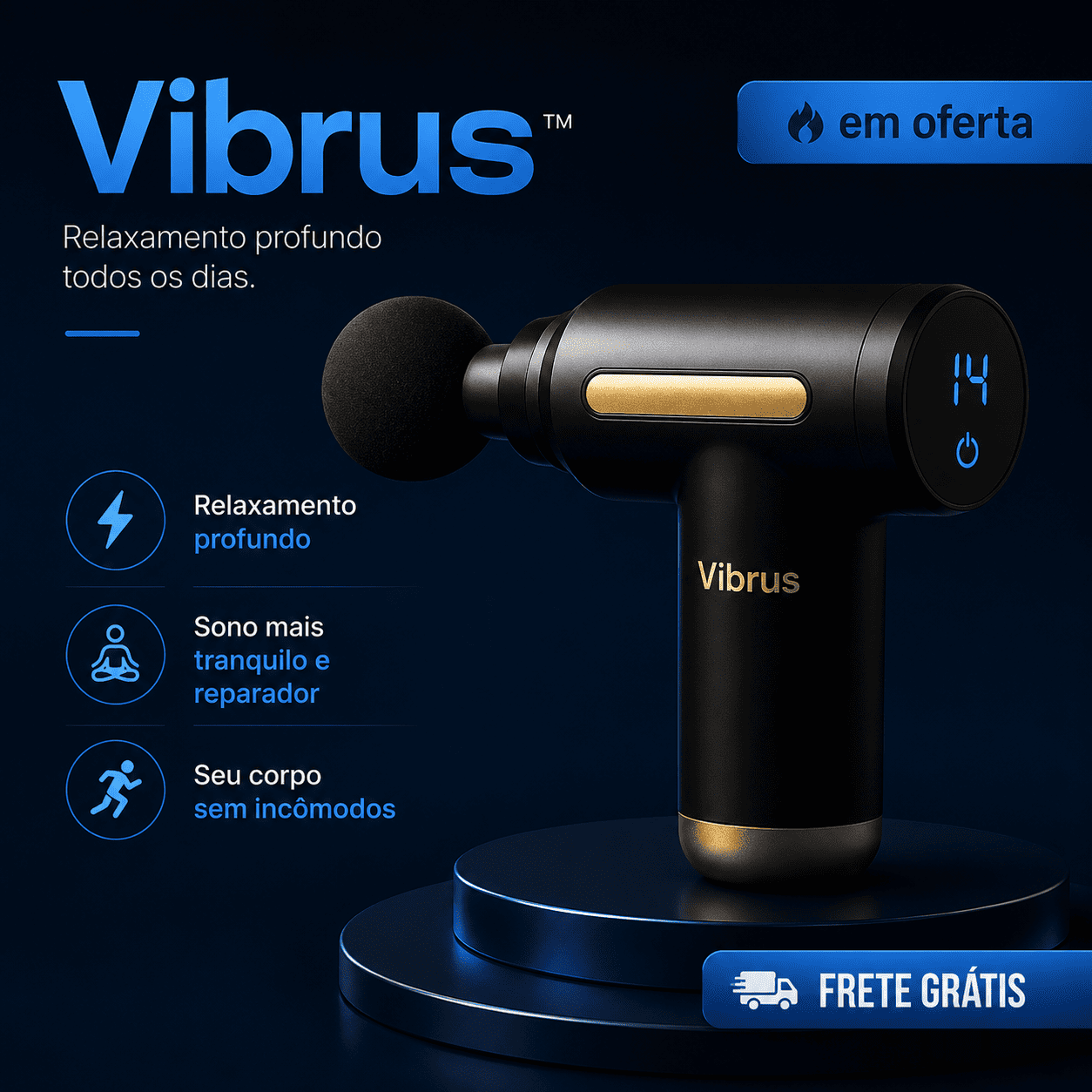 Vibrus™ - Massageador Profissional