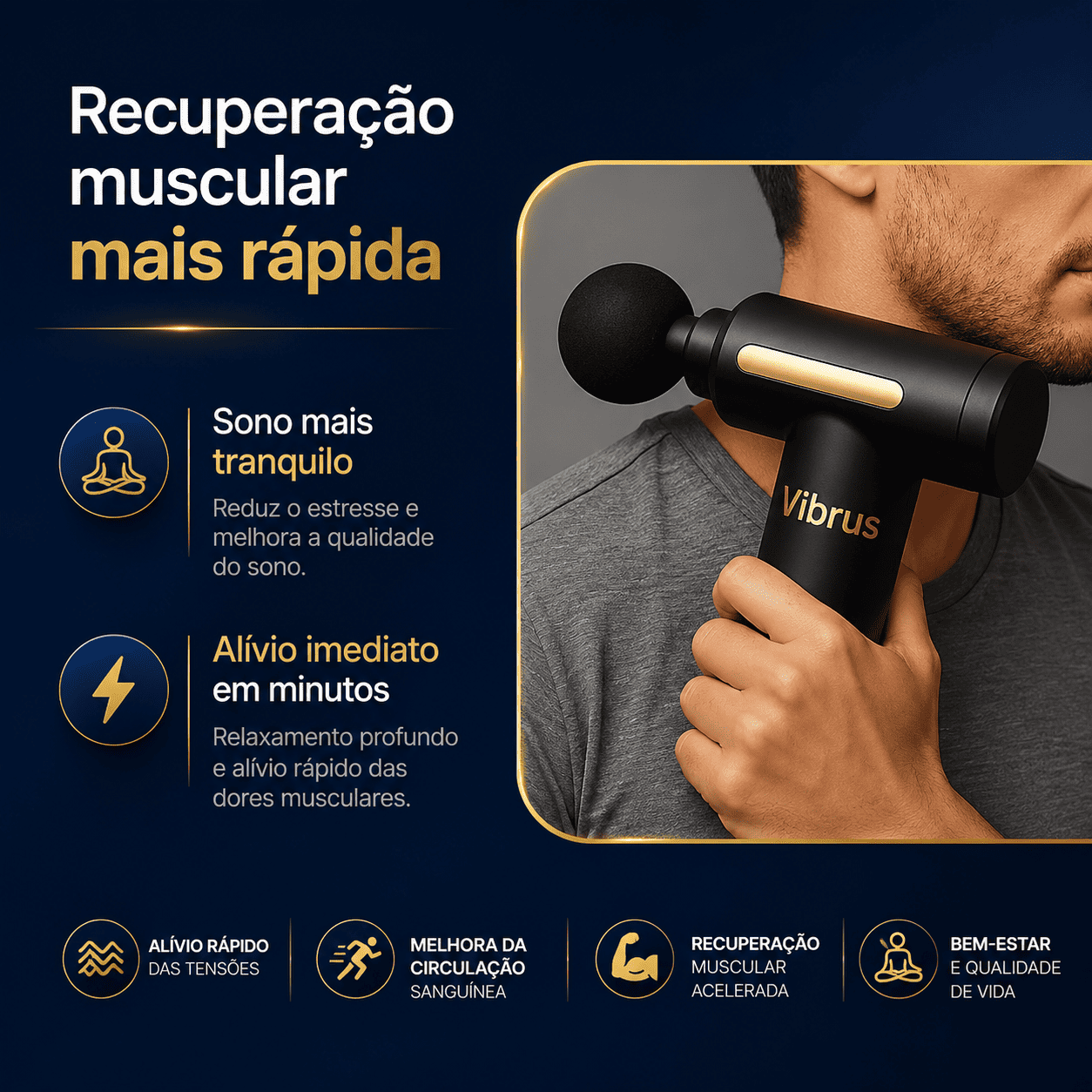 Vibrus™ - Massageador Profissional