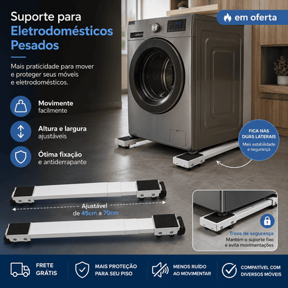 FlexBase - Suporte Para Móveis e Eletrodomésticos Pesados